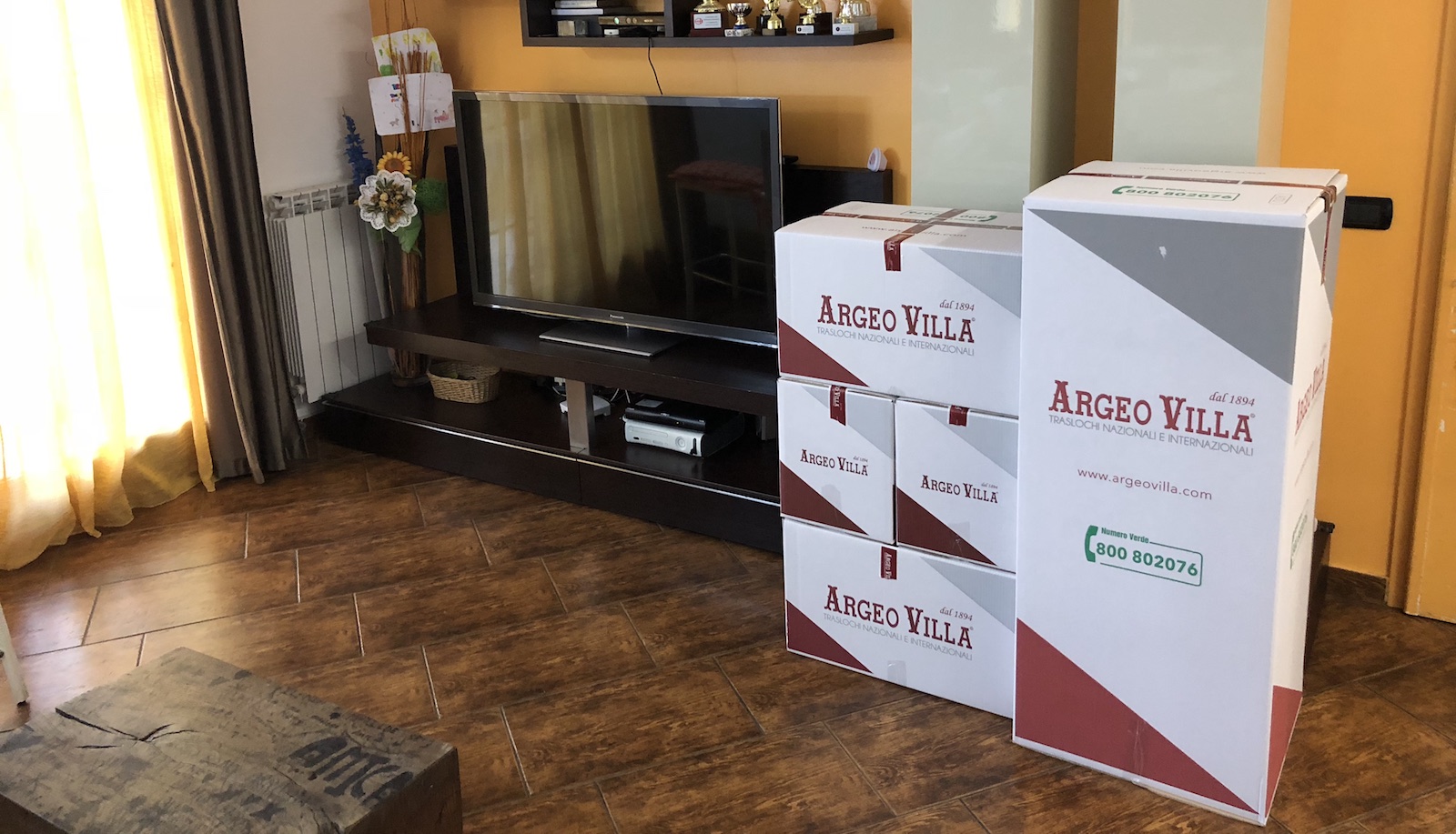 Argeo Villa: imballaggio professionale per un trasloco sicuro